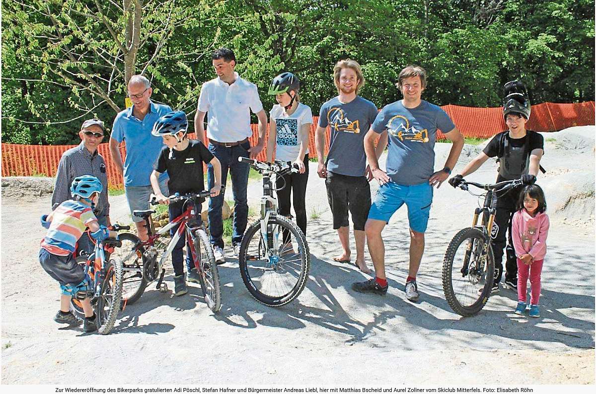 Bikerpark nach Modernisierung eingeweiht 